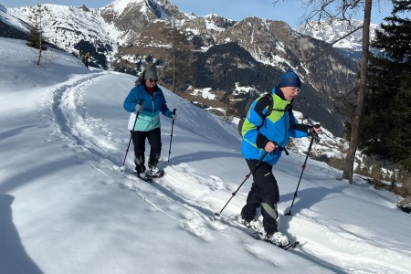 Schneeschuhwanderung mit Toni sen. zur Saukaralm