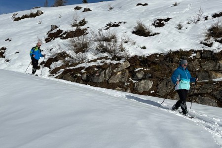 Schneeschuhwanderung mit Toni sen. zur Saukaralm