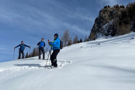 Schneeschuhwanderung mit Toni sen. zur Saukaralm