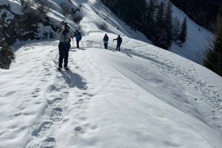 Schneeschuhwanderung mit Toni sen. zur Saukaralm