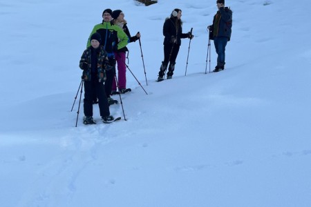 Schneeschuhwanderung mit Toni sen. zur Grafenalm