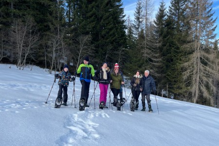 Schneeschuhwanderung mit Toni sen. zur Grafenalm