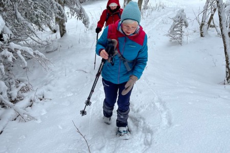 Schneeschuhwanderung mit Toni sen. zur Grafenalm