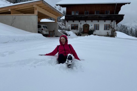 Schneeschuhwanderung mit Toni sen. zur Grafenalm