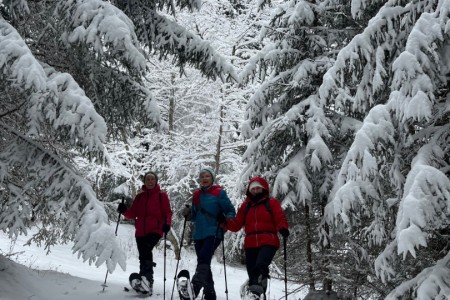 Schneeschuhwanderung mit Toni sen. zur Grafenalm