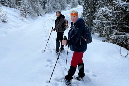 Schneeschuhwanderung mit Toni sen. zur Breitenebenalm