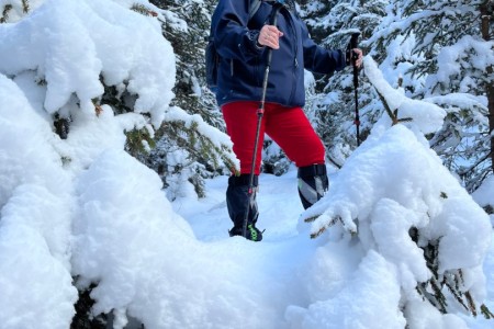 Schneeschuhwanderung mit Toni sen. zur Breitenebenalm