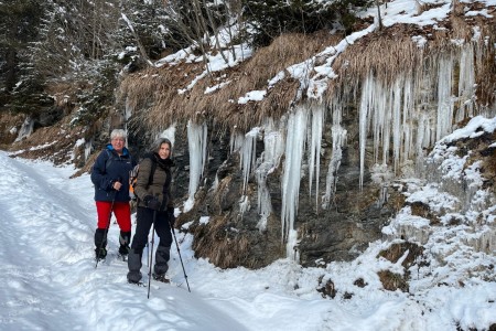 Schneeschuhwanderung mit Toni sen. zur Breitenebenalm