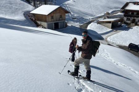 Schneeschuhwanderung mit Toni im Gebiet der Grafenalm