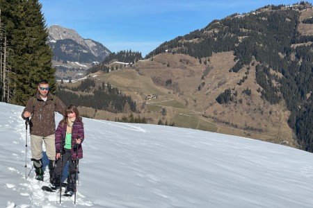 Schneeschuhwanderung mit Toni im Gebiet der Grafenalm