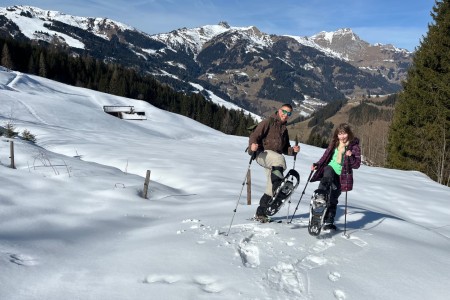 Schneeschuhwanderung mit Toni im Gebiet der Grafenalm