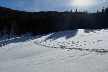 Schneeschuhwanderung mit Toni im Gebiet der Grafenalm