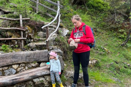 Wanderung mit Toni Senior zur Filzmoosalm