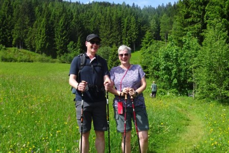 Wanderung mit Maria zur Aigenalm