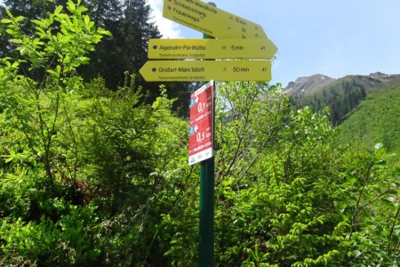 Wanderung mit Maria zur Aigenalm