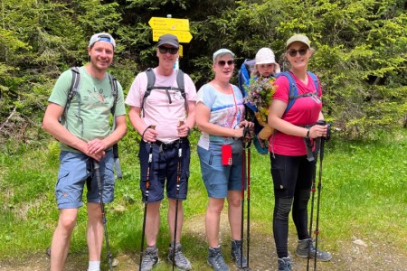 Wanderung mit Toni sen. zur Karseggalm-Breitenebenalm