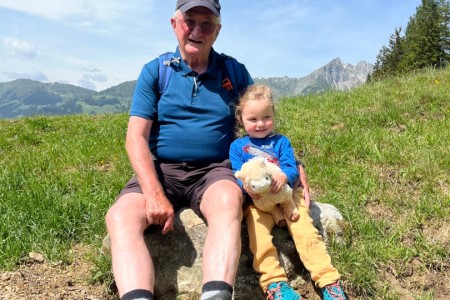 Wanderung mit Toni sen. zur Karseggalm-Breitenebenalm