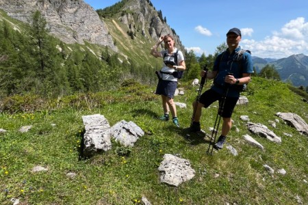 Wanderung mit Toni sen. in das Niggltal