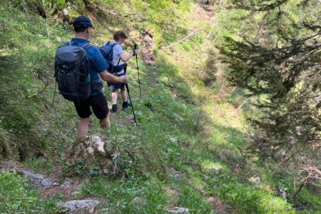 Wanderung mit Toni sen. in das Niggltal