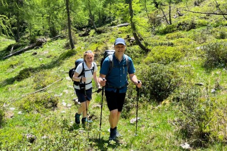 Wanderung mit Toni sen. in das Niggltal
