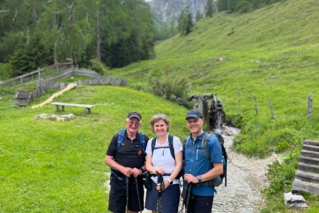 Wanderung mit Toni sen. in das Niggltal