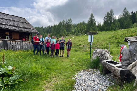 Wanderung mit Toni sen. von der Saukaralm zur Ellmaualm