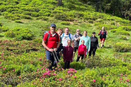 Wanderung mit Toni sen. von der Saukaralm zur Ellmaualm
