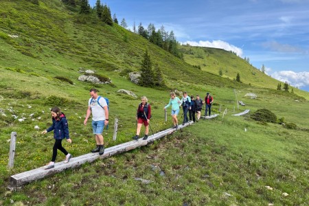 Wanderung mit Toni sen. von der Saukaralm zur Ellmaualm
