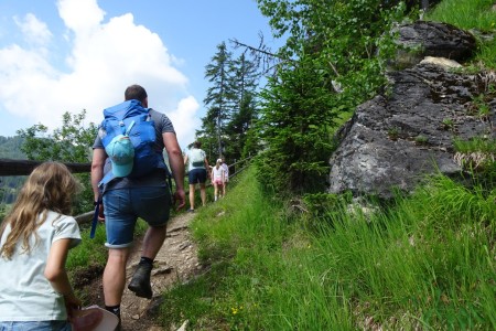 Wanderung mit Dominik zur Niggltalalm