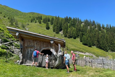 Wanderung mit Toni zum Großarler Sinnesweg