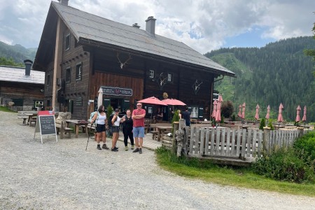 Wanderung mit Toni sen. zur Karseggalm
