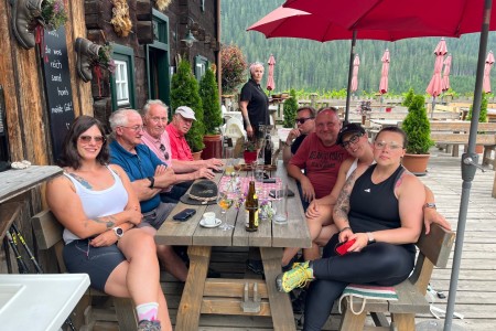 Wanderung mit Toni sen. zur Karseggalm