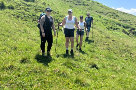 Wanderung mit Toni sen. zur Karseggalm