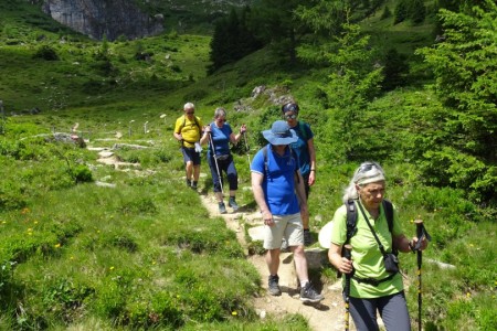 Wanderung mit Maria jun. zum Schuhflicker