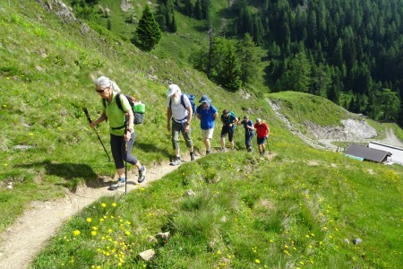 Wanderung mit Maria jun. zum Schuhflicker