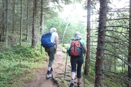Wanderung mit Dominik zur Hirschgrubenalm
