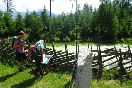Wanderung mit Dominik zur Hirschgrubenalm