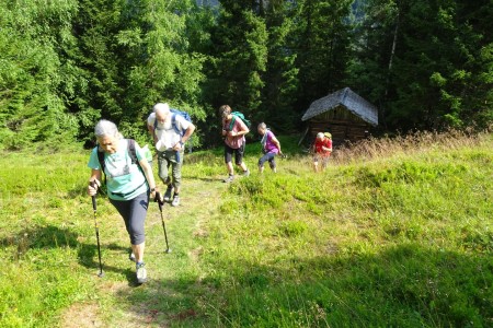 Wanderung mit Dominik zur Hirschgrubenalm