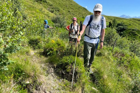 Wanderung mit Toni sen. zur Reitalm