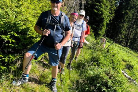 Wanderung mit Toni sen. zur Reitalm