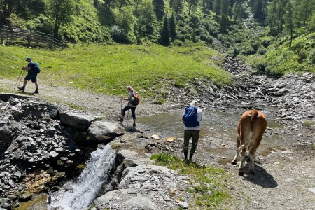 Wanderung mit Toni sen. zur Reitalm
