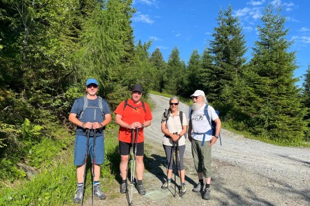 Wanderung mit Toni sen. zur Reitalm