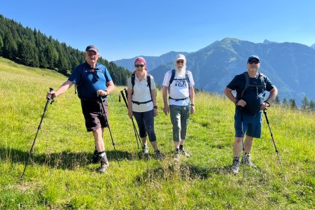 Wanderung mit Toni sen. zur Reitalm