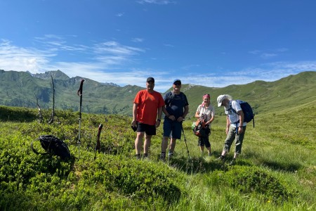 Wanderung mit Toni sen. zur Reitalm