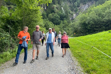 Wanderung mit Toni sen. im Talschluss