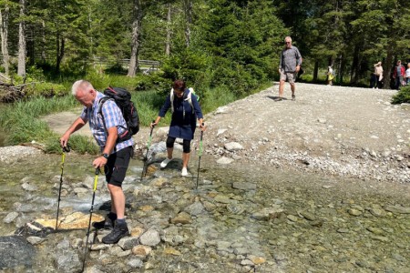 Wanderung mit Toni sen. im Talschluss