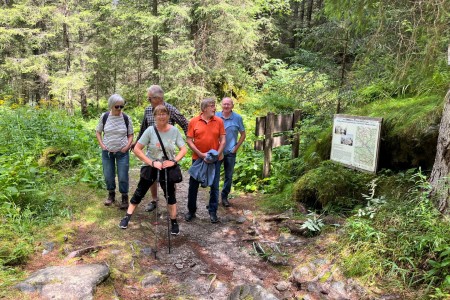 Wanderung mit Toni sen. im Talschluss