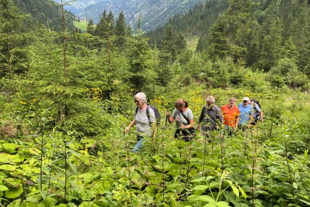 Wanderung mit Toni sen. im Talschluss