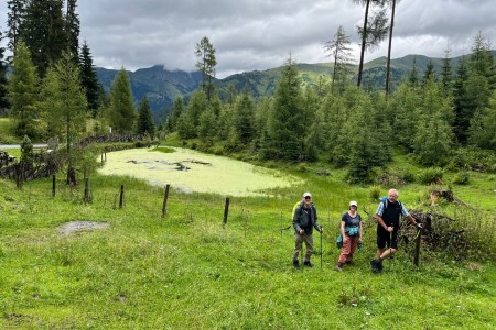 Wanderung mit Toni sen. zur Hirschgrubenalm