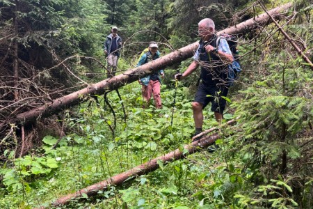 Wanderung mit Toni sen. zur Hirschgrubenalm